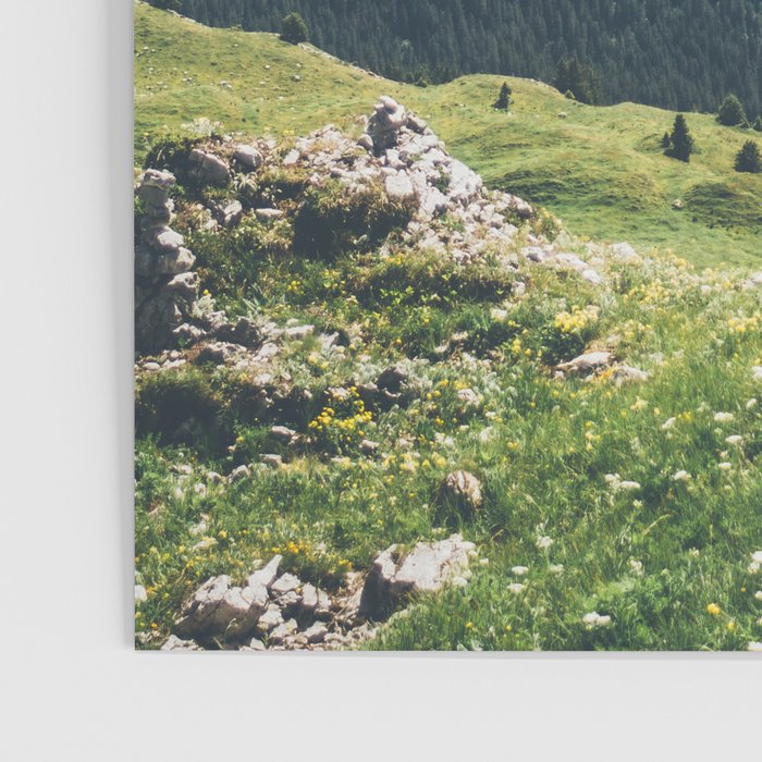 Swiss Alps Summer Landscape - Nature Photography - Jungfrau Mountain Peak Poster Gallery Image 3