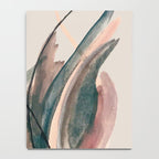 Slow Burn: a pretty, minimal, abstract mixed media piece using watercolor and ink Notebook Gallery Image 4