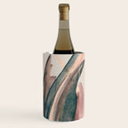 Slow Burn: a pretty, minimal, abstract mixed media piece using watercolor and ink Wine Chiller Gallery Image 3