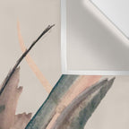 Slow Burn: a pretty, minimal, abstract mixed media piece using watercolor and ink Wall Tapestry Gallery Image 3