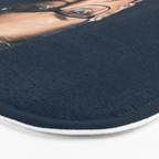 Ruth Bader Ginsburg Blowing White Bubble gum Bath Mat Gallery Image 3