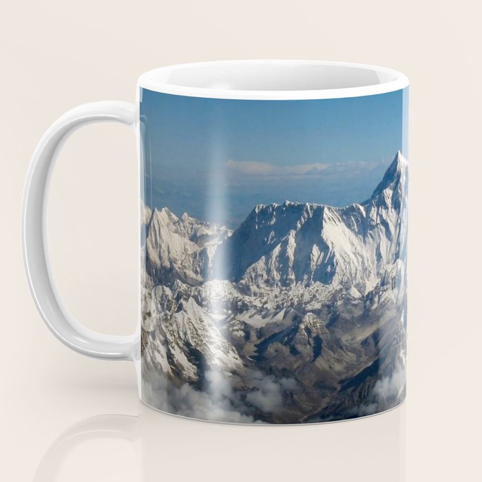 Mount Everest and the Snowy Himalayas, China-Nepal border Coffee Mug Gallery Image 3