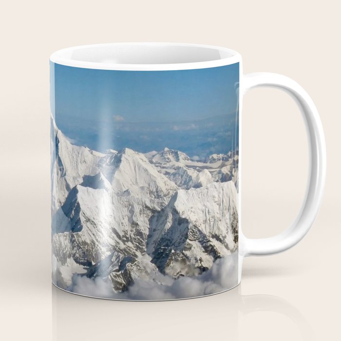Mount Everest and the Snowy Himalayas, China-Nepal border Coffee Mug Gallery Image 1