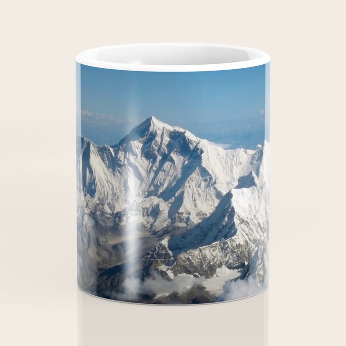 Mount Everest and the Snowy Himalayas, China-Nepal border Coffee Mug Gallery Image 4