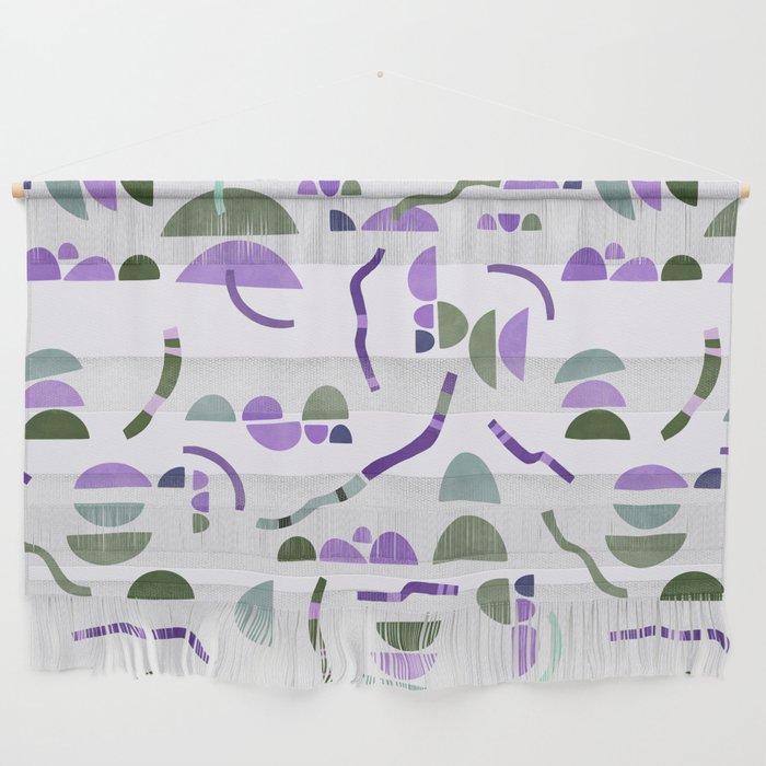 Modern simple shapes pattern LG Wall Hanging Gallery Image 1