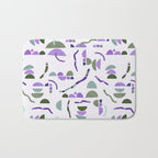 Modern simple shapes pattern LG Bath Mat Gallery Image 1