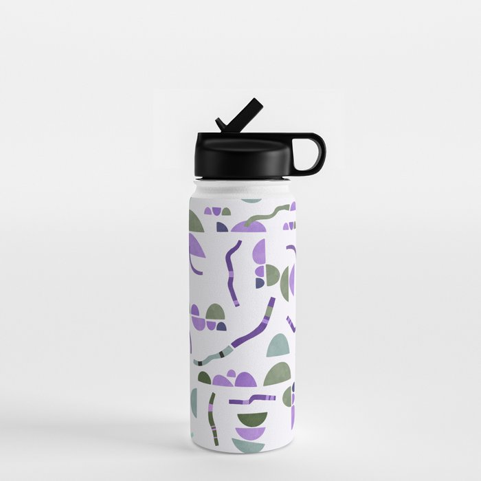 Modern simple shapes pattern LG Water Bottle Gallery Image 1