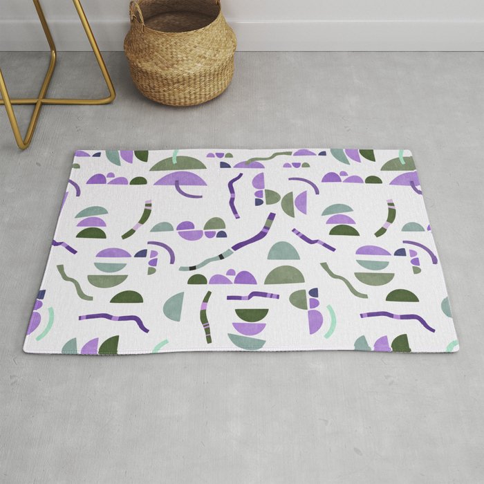 Modern simple shapes pattern LG Rug Gallery Image 1