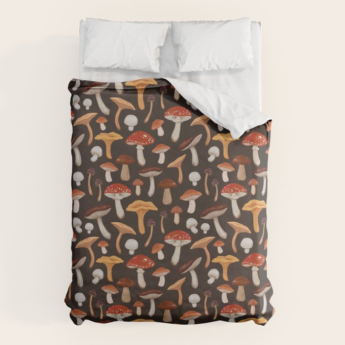 Mushroom Medley Duvet Cover Gallery Image 1