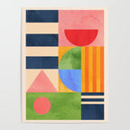 Geometric Shapes 148 Poster Gallery Image 4