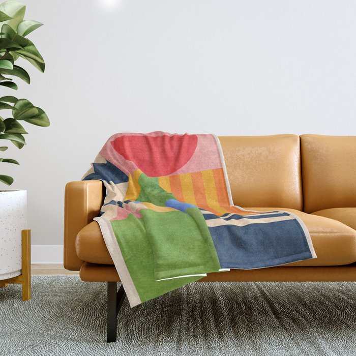 Geometric Shapes 148 Throw Blanket Gallery Image 1