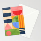 Geometric Shapes 148 Stationery Card Gallery Image 2