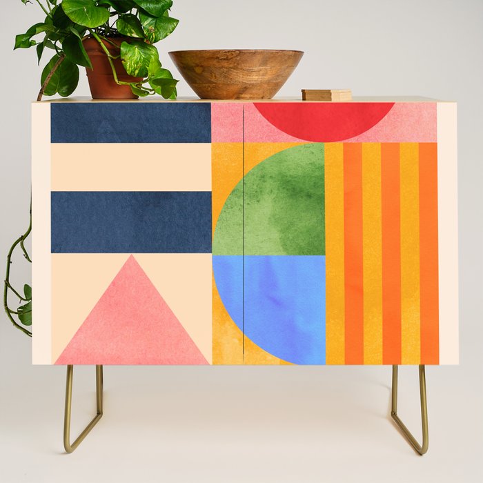 Geometric Shapes 148 Credenza Gallery Image 1