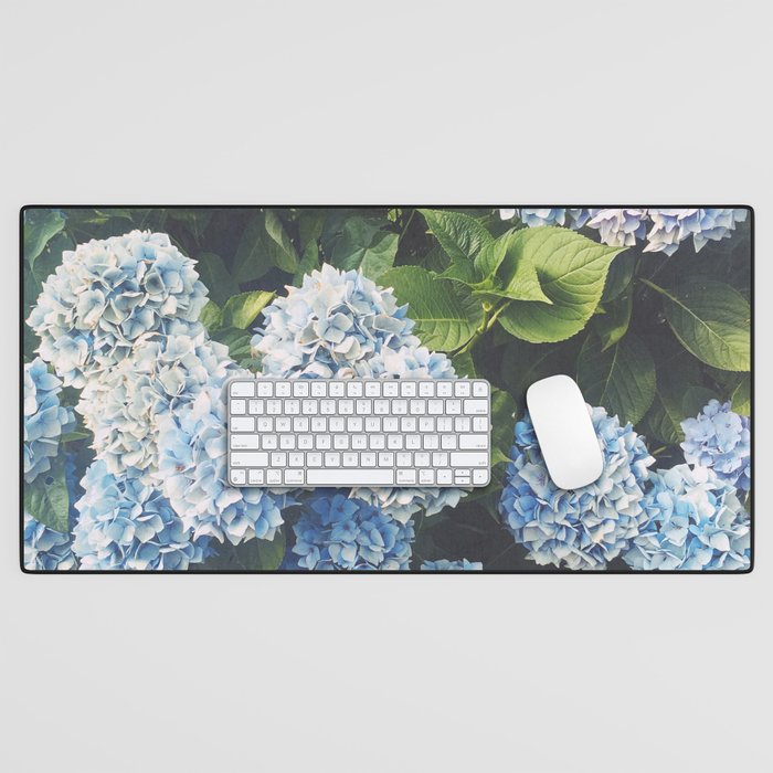 Blue Hydrangea Desk Mat Gallery Image 1