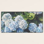 Blue Hydrangea Desk Mat Gallery Image 3