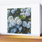 Blue Hydrangea Wall Mural Gallery Image 2
