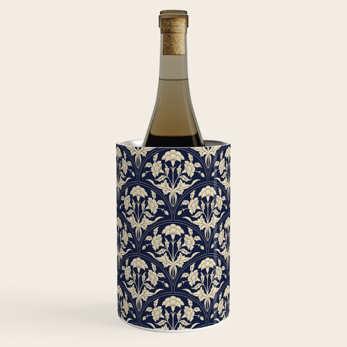Victorian Botanicals Cornflower In Navy Blue Wine Chiller Gallery Image 3