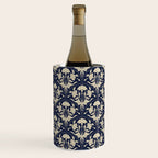 Victorian Botanicals Cornflower In Navy Blue Wine Chiller Gallery Image 2