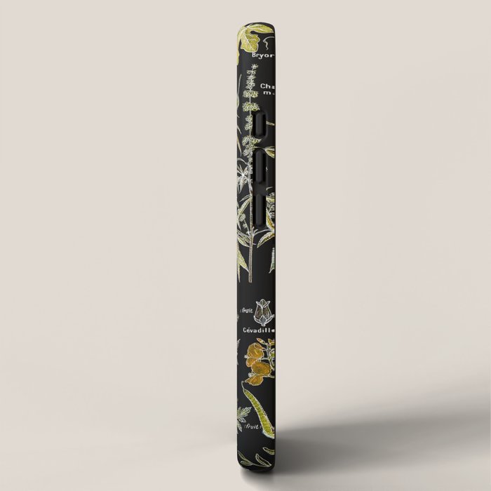 Adolphe Millot - Plantes dangereuses B (dangerous plants B) iPhone Case Gallery Image 2
