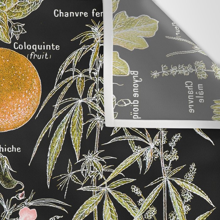 Adolphe Millot - Plantes dangereuses B (dangerous plants B) Wall Tapestry Gallery Image 3