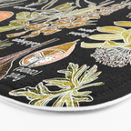 Adolphe Millot - Plantes dangereuses B (dangerous plants B) Bath Mat Gallery Image 3