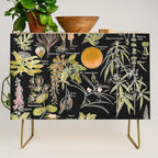 Adolphe Millot - Plantes dangereuses B (dangerous plants B) Credenza Gallery Image 1