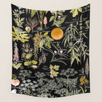Adolphe Millot - Plantes dangereuses B (dangerous plants B) Wall Tapestry Gallery Image 4