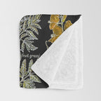 Adolphe Millot - Plantes dangereuses B (dangerous plants B) Throw Blanket Gallery Image 3