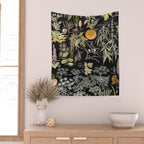 Adolphe Millot - Plantes dangereuses B (dangerous plants B) Wall Tapestry Gallery Image 2