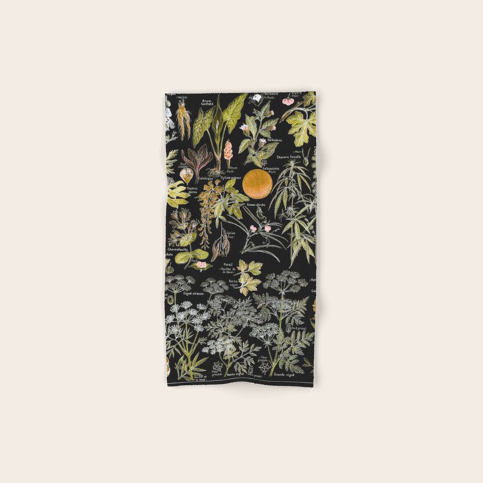 Adolphe Millot - Plantes dangereuses B (dangerous plants B) Bath Towel Gallery Image 1