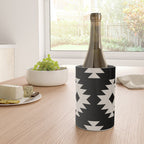 Southwestern Pattern 542 Black and Linen White Wine Chiller Gallery Image 4