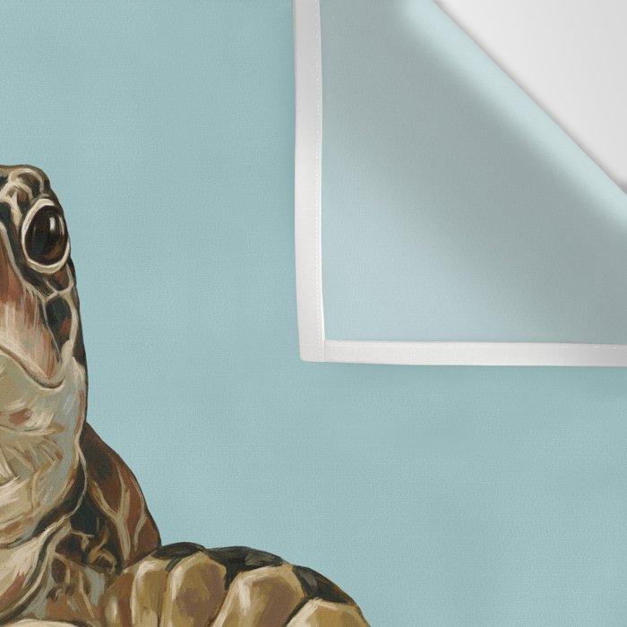 Sea Turtle in Bathtub Wall Tapestry Gallery Image 3