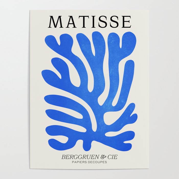 Marseille Blue: Matisse Color Paper Cutouts 03 Poster Gallery Image 4