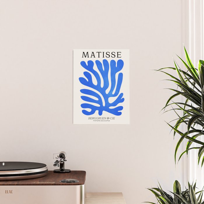 Marseille Blue: Matisse Color Paper Cutouts 03 Poster Gallery Image 2