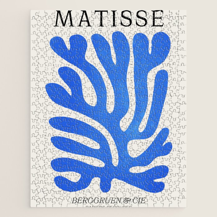 Marseille Blue: Matisse Color Paper Cutouts 03 Jigsaw Puzzle Gallery Image 1