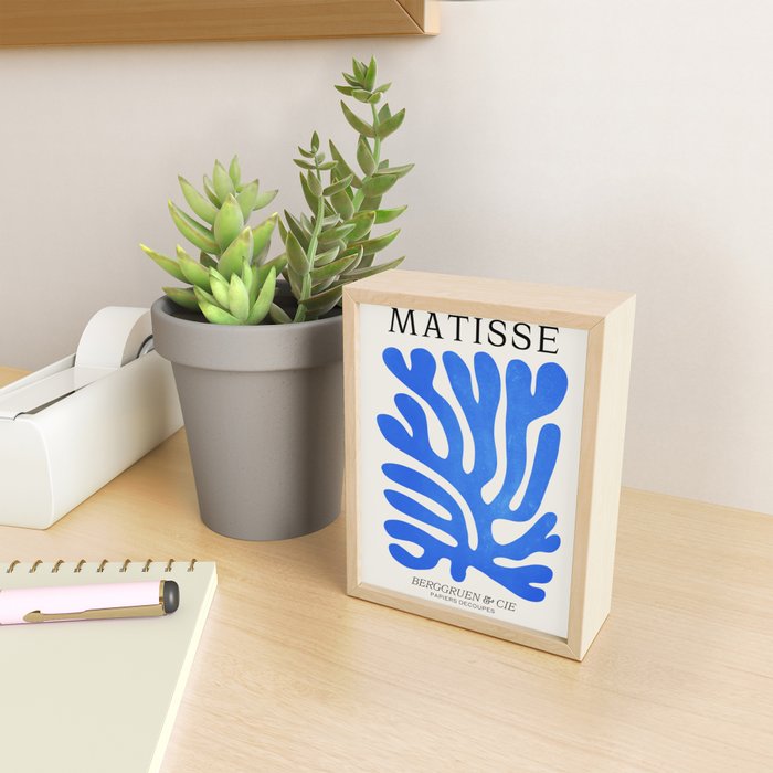 Marseille Blue: Matisse Color Paper Cutouts 03 Mini Art Print Gallery Image 2