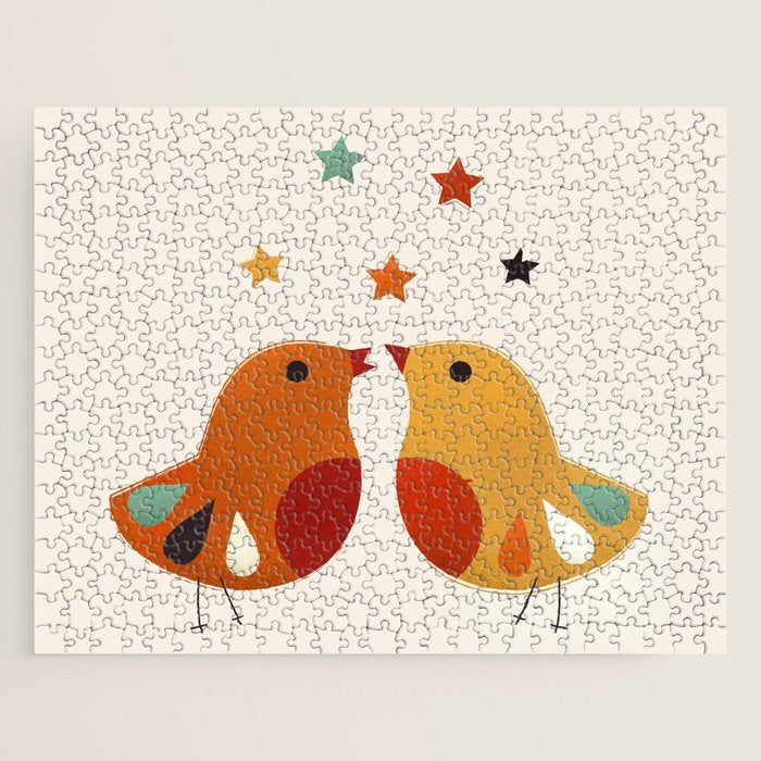 Little Festive Birds Jigsaw Puzzle Gallery Image 1