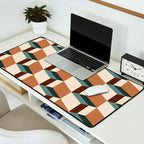 Cuboid Geometric Abstract Shapes Pattern VIII Desk Mat Gallery Image 2