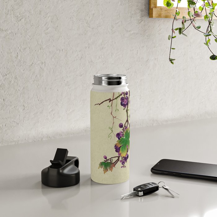 Minhwa : Grapevine Type (Korean traditional/folk art) Water Bottle Gallery Image 4