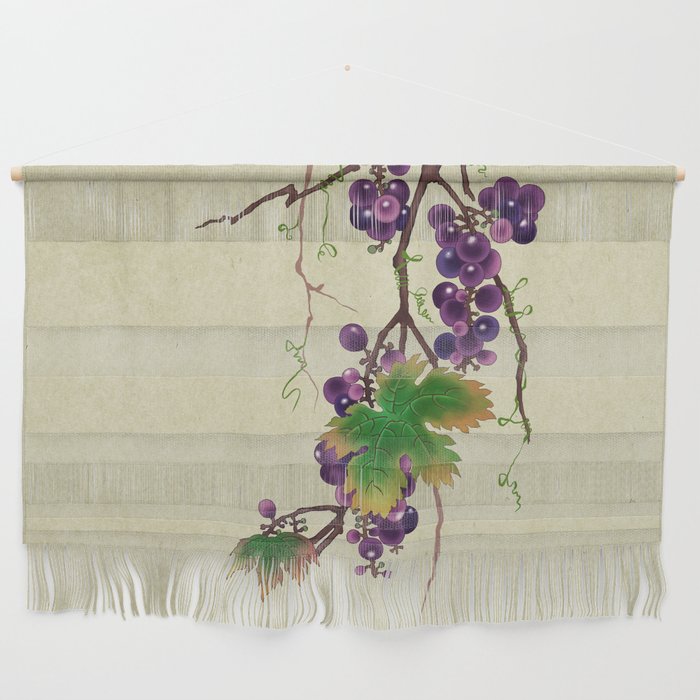 Minhwa : Grapevine Type (Korean traditional/folk art) Wall Hanging Gallery Image 1