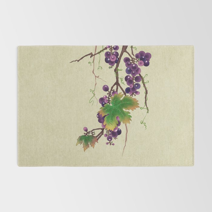 Minhwa : Grapevine Type (Korean traditional/folk art) Rug Gallery Image 2