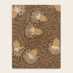 Whimsical Florals / Orange & Brown Notebook Gallery Image 4