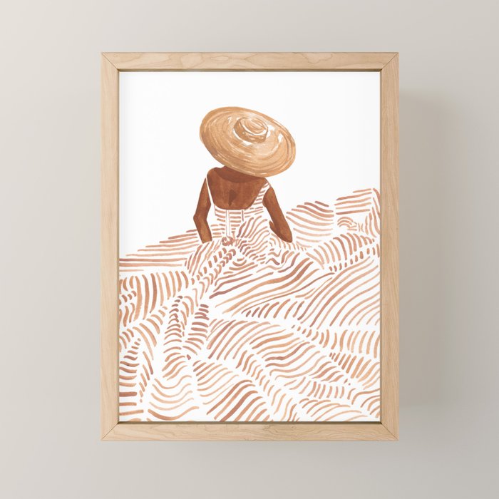 Madame Fleur Mini Art Print Gallery Image 1