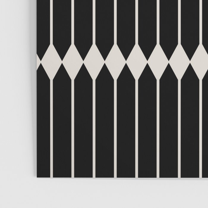 Minimal Geometric Pattern II - Black Poster Gallery Image 3