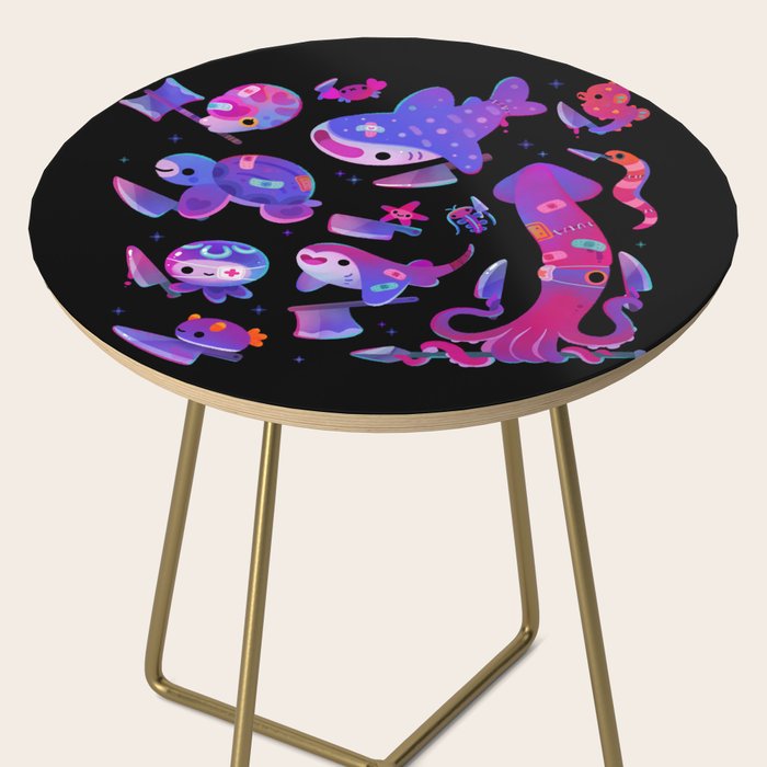 Stabby marine life Side Table Gallery Image 2