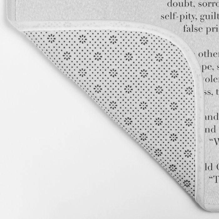 The Tale of Two Wolves Bath Mat Gallery Image 2
