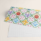 Decorative mushrooms pattern Wrapping Paper Gallery Image 2