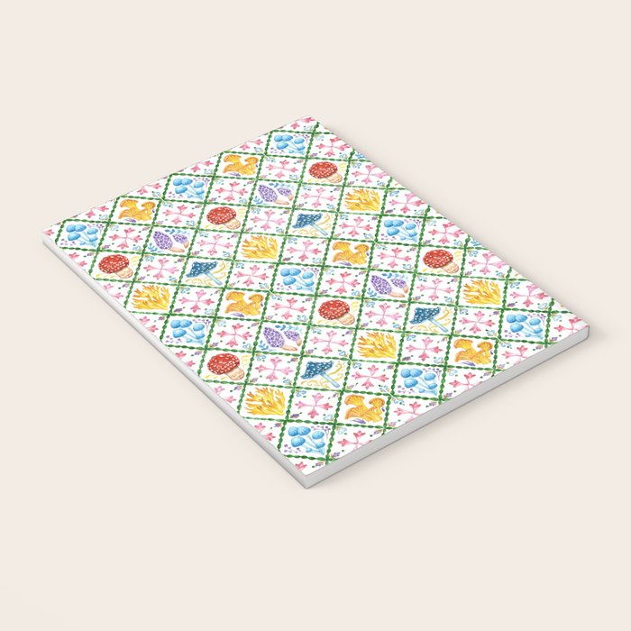 Decorative mushrooms pattern Notebook Gallery Image 3