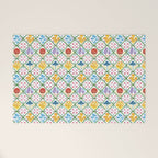 Decorative mushrooms pattern Welcome Mat Gallery Image 1