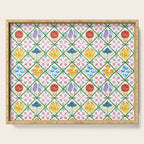 Decorative mushrooms pattern Serving Tray Gallery Image 1